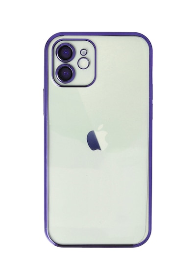 Apple iPhone Uyumlu   11 Kılıf Razer Lensli Silikon - Mor