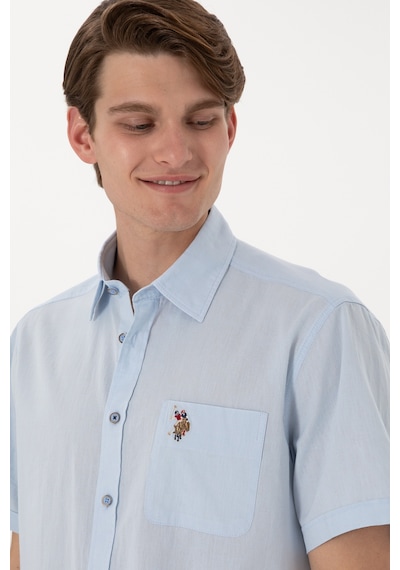 U.s. Polo Assn. Erkek Kısa Kollu Gömlek 2082772 Haki