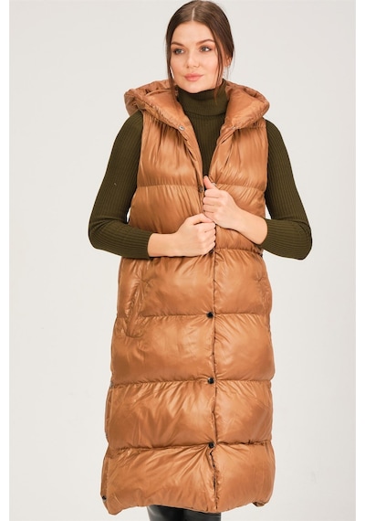 Z6734 Dewberry Xexese Bayan Yelek-camel CAMEL