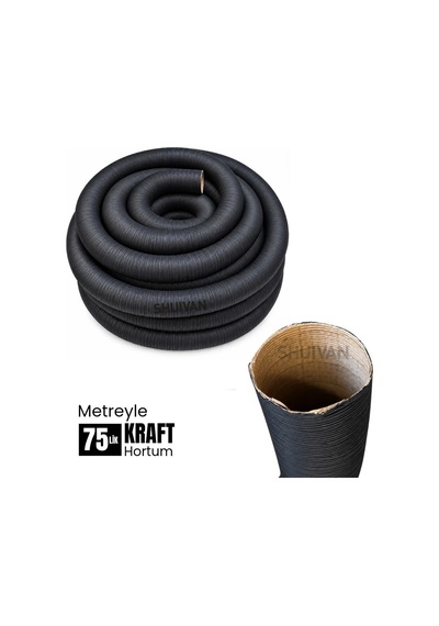 Shuıvan Webasto Tipi Isıtıcı 75mm Hava Hortumu Kraft 1 Metre-2073 Çok Renkli