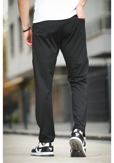 Oksit Gervasio Slim Fit Dalgıç Kumaş Kapüşonlu Fermuarlı Erkek Eşofman Takımı 001