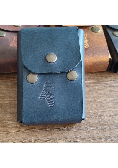 Sumerian Leather Craft Klasik Deri Sigara Kılıfı Siyah