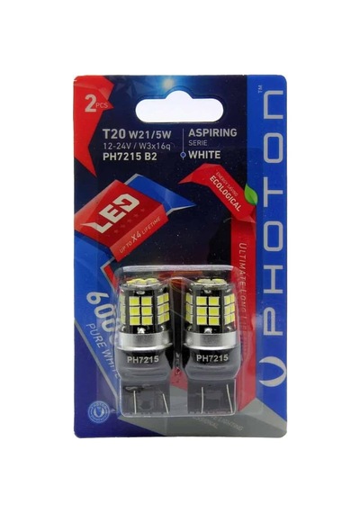 Photon Ampul T20 W21/5w 12v-24v Led 2'li Blister Pht Ph7215 B2
