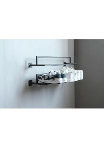 Aju Metal Ayakkabı Rafı Duvara Monte Ayakkabılık Modern Şık Tasarım Özel Ayakkabı Çizme Depolama 1 Adet Siyah Aju Metal Ayakkabı Rafı Duvara Monte Ayakkabılık Modern Şık Tasarım Özel Ayakkabı Çizme Depolama 1 Adet Siyah