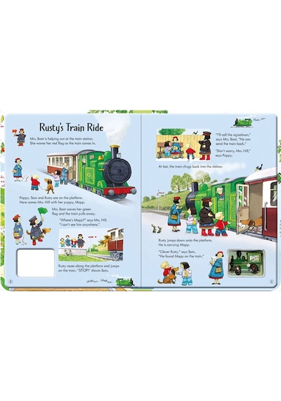 Usborne Poppy And Sam S Wind Up Train Book