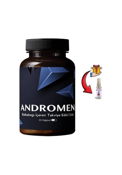 Andromen Erkeklere Kendini Yeniden Keşfet Desteği 30lu X 1 Adet+geisah Masaj Yağı İle