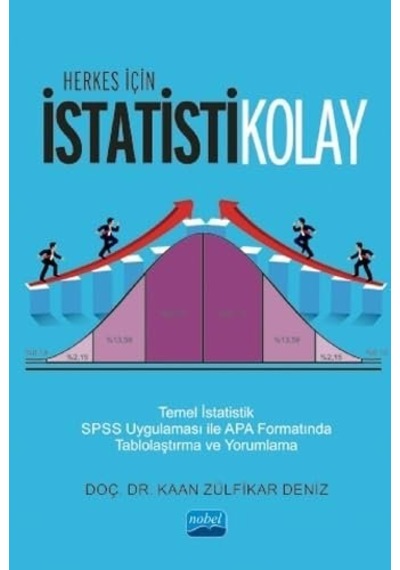 Herkes İçin İstatistikolay - Renkli Anlatım: İstatistik Spss Uygulaması İle Apa Formatında Tablolaştırma Ve Yorumlama Kapak Değişebilir Sku: Zeusstk75a80839f3