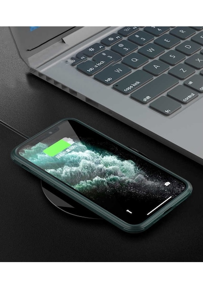 Apple Uyumlu  iPhone 11 Pro Max Kilif 360 Tam Koruma Ön Ve Arkasi Camli 495629592