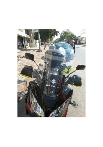 Zeus Motor 2004-10 Suzuki V-strom Dl650 Dl1000 Uzun Cam Zeus Şeffaf 56cm 4mm Motosiklet Camı