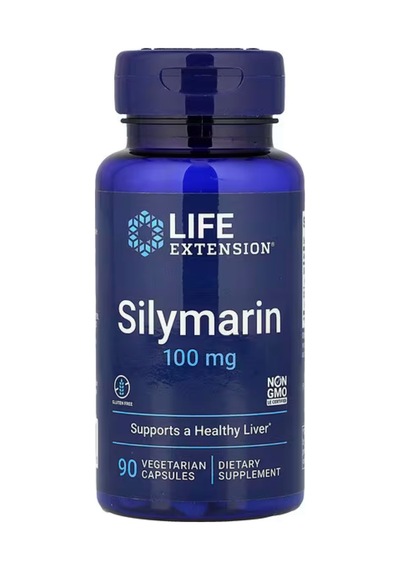 Silymarin 100 Mg 90 Veg. Capsules Milk Thistle Seed - Citrus Bioflavonoid Complex