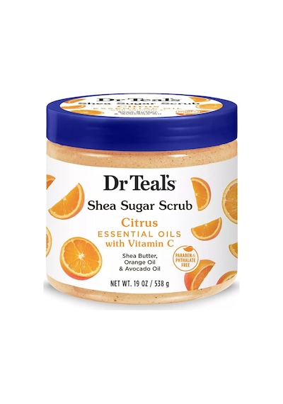 Dr Teal's Shea Sugar Scrub Citrus Vücut Peeling 538 G