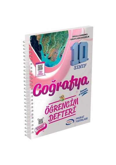 10.Sınıf Coğrafya Öğrencim Defteri Murat Yayınları