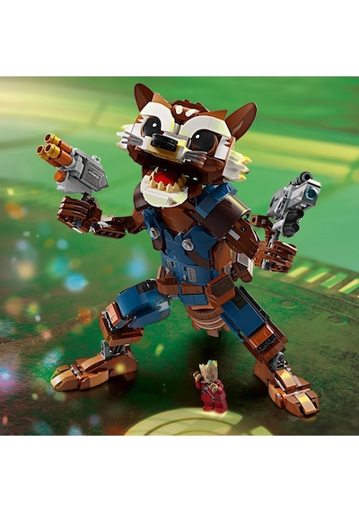 LEGO® Marvel Rocket ve Bebek Groot 76282 10+ Yaratıcı Oyuncak Yapım Seti - 566 Parça