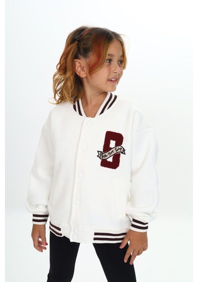 My Kids Wear Üç İplik Cepli Kolej Ceketler Bebe Mavi