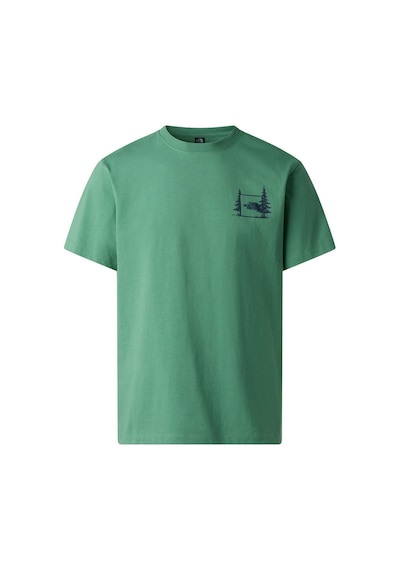 The North Face M Campıng Relaxed Short Sleeve Tee-graph Erkek Tişört Nf0a8gqmg571 Yeşil