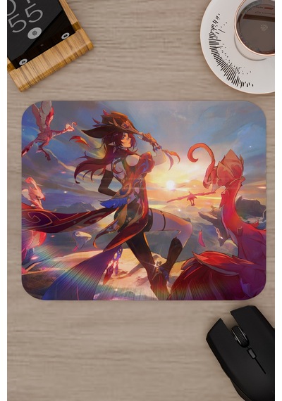 Chasca Genshin Impact Anime Gacha V2 - 22x18 Gaming Mouse Pad Fare Altlığı