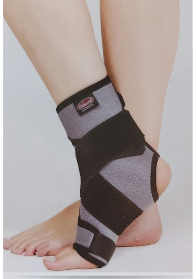 Orthosoft Elastik Bilek Bandajlı Ayak Bilekliği Gri Renk