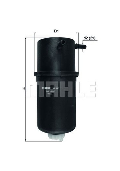 KNECHT KL787 Mazot Filtresi Amarok 10- 2.0 TDI 2.0 Tsı 2.0 BıTDI