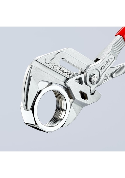Knıpex Düz Ağızlı Rekor Fort Pense Buton Ayarlı 180 Mm 8603180