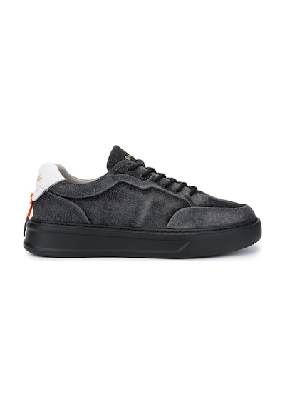 Barracuda Erkek Hakiki Deri Siyah/beyaz Sneakers & Spor Ayakkabı 511 Bu3510a Erk Ayk Y24 Denım Nero/bıanco Siyah  -  Beyaz