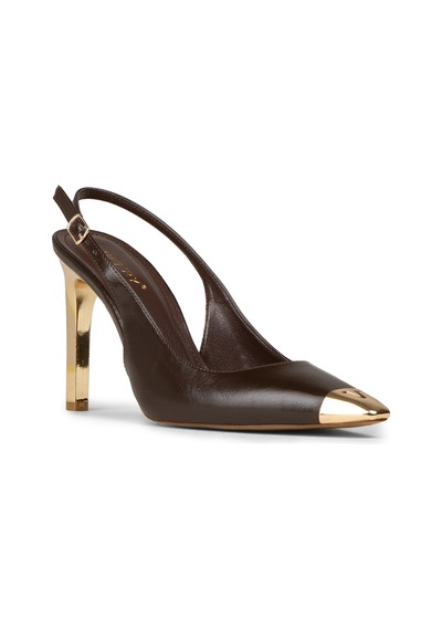 Deery Kadın Kahverengi Slingback Stiletto - Rd141zkhvm01 Kahverengi