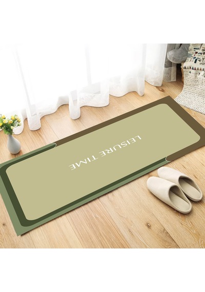 Dijital Kaymaz Yıkanabilir Mutfak Banyo Salon Paspas Halısı Trend Modern Al4002 Renkli