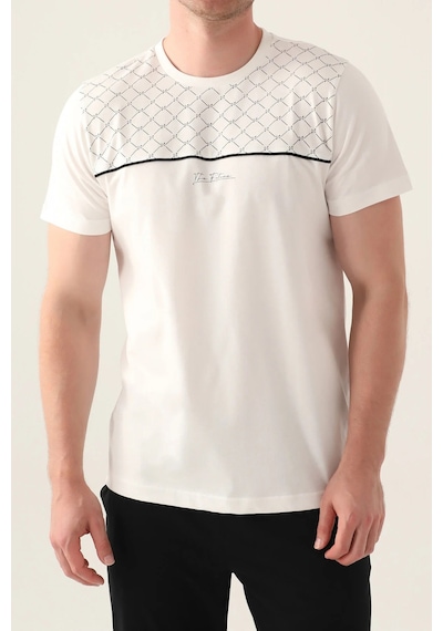 Arnetta 3010 Kısa Kol Erkek Pijama Takım Krem V1 Krem