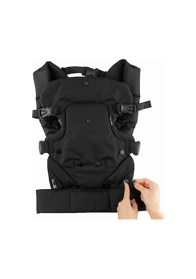 Wellgro Comfy 4 İn 1 Bebek Taşıma Kanguru, Siyah