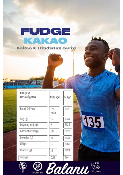 Fudge Hindistan Cevizi Kaplı Kakaolu Meyve Topları 55g X3 Adet