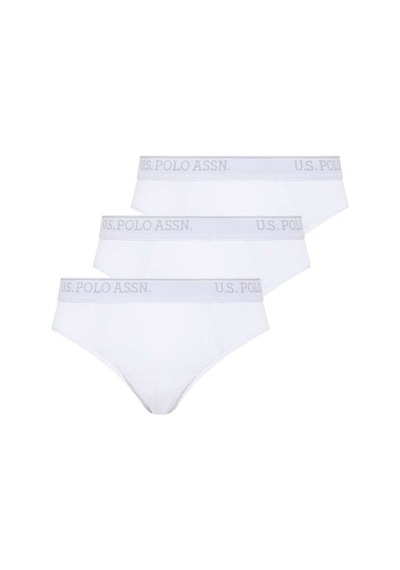 U.S. Polo Assn. U.S Polo Assn. 83057 Erkek 3 Lü Boxer-Beyaz - L