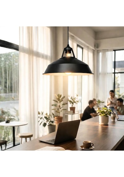 Homing Dock İskandinav Metal Sarkıt Siyah