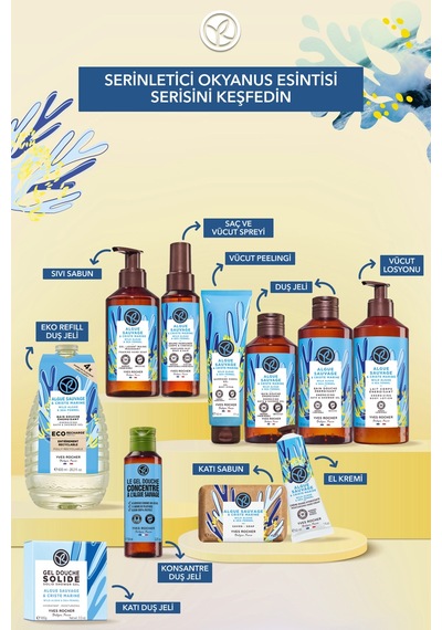 Yves Rocher Sıvı Sabun- Serinletici Okyanus Esintisi- Sls,sles İçermez,vegan-190ml