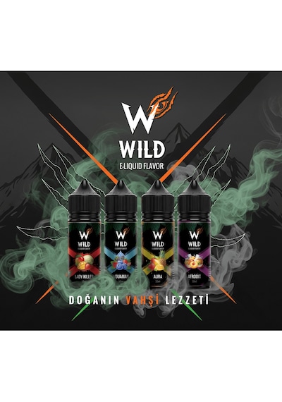Aura - Premium Aroma 60ml - Mango, Ananas, Çilek - Likit Tatlandırıcı