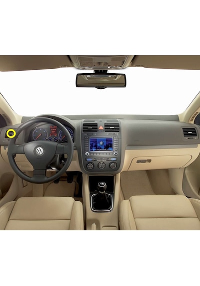 VW Jetta 5 06-11 Sol Havalandırma Izgara Yön Tuşu 1K0819703B 1 Ad