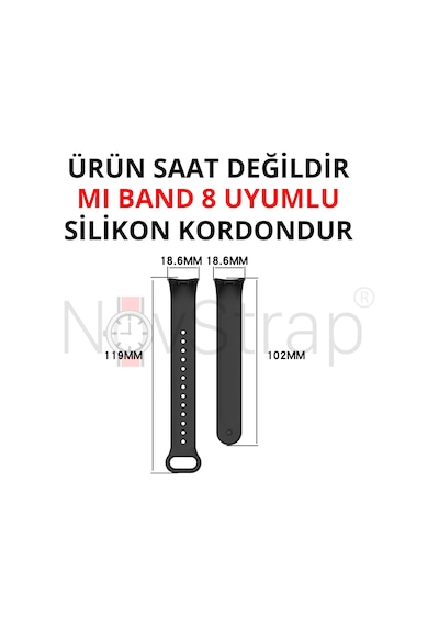 Novstrap Xiaomi Mi Band 8 Uyumlu Kordon 1 1 Tam Uyumlu Klasik Jel Silikon Miband 8 Kordon Kayış Novstrap Xiaomi Mi Band 8 Uyumlu Kordon 1 1 Tam Uyumlu Klasik Jel Silikon Miband 8 Kordon Kayış