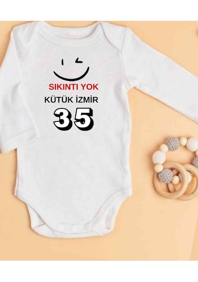 Lupi İsimli Zıbın Yazılı Bebek Zıbın Bej Melanj-sarı Beyaz