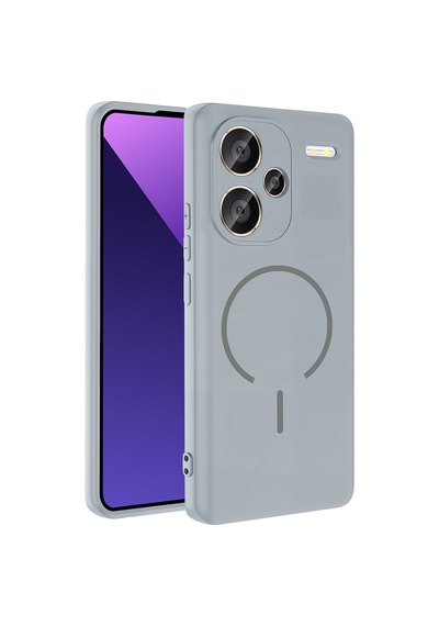 Xiaomi Redmi Note 13 Pro Plus 5g Kılıf Magsafe Destekli Kamera Korumalı Yumuşak Silikon Pazarplus Siyah