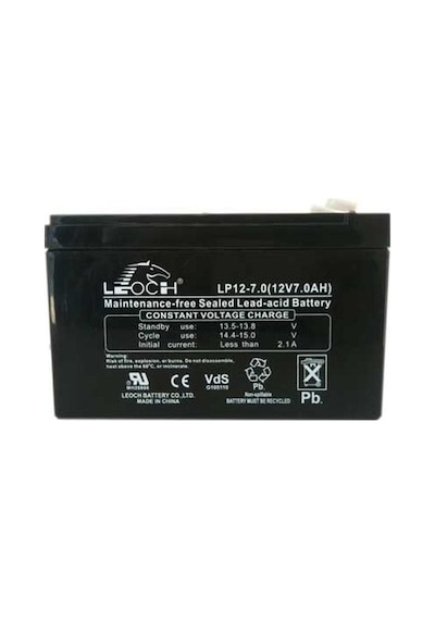 Leoch 12 V 7 AH Bakımsız Kuru Akü