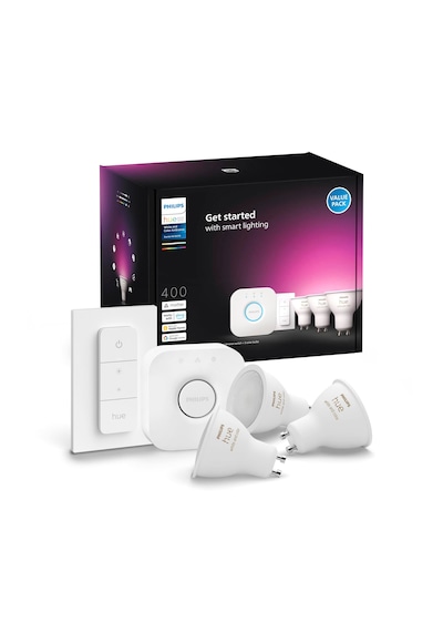 Philips Hue Gu10 Renkli Spot Akıllı Ampul 3'lü Başlangıç Seti