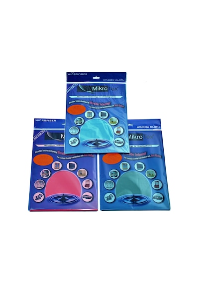 Mikrotex Çok Amaçlı Mikrofiber Cam Ve Temizlik Bezi 40X50 Cm. 2 Adet