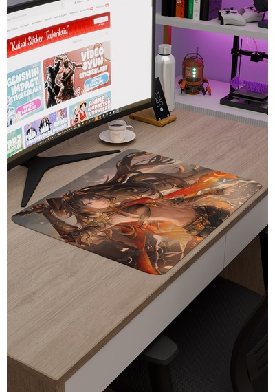 Dehya Genshin Impact Anime Gacha V5 - 48x40 Xl Gaming Mouse Pad Fare Altlığı