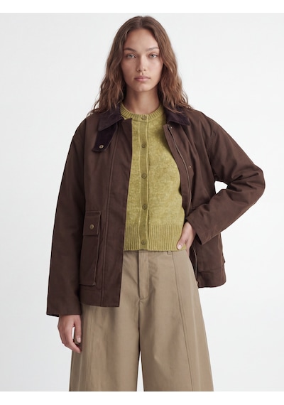 Jack & Jones Kadin Dik Yaka Kisa Mont - Zaga - 12298777 Demitasse