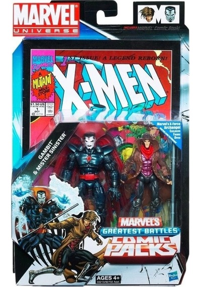 Marvel Universe X-men Gambit & Mister Sinister - 9 Cm
