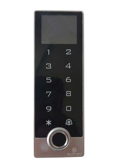 Sr-213 Lcd Em Parmak İzi Kart Şifre Okuyucu Lcd Ekranlı Metal Kasa 125 Khz 10 Adet