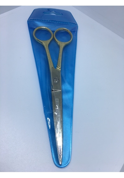 Taksun Berber Makası Altin Sap Çelik Kod:605G No:6.5 17.5 Cm