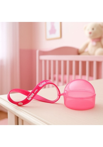 Wee Baby Emzik Saklama Kutusu Pembe