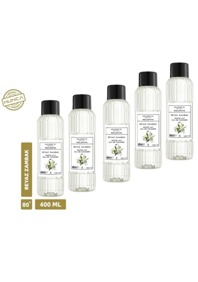 Hunca Beyaz Zambak Kolonyası 5 x 400 ML