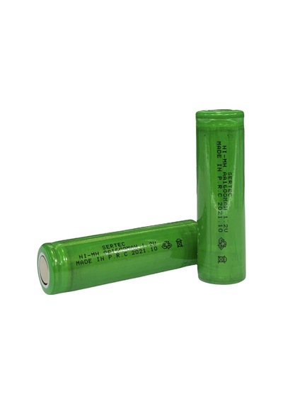 1.2v 1600 Mah - Aa - Ni-mh Şarjlı Pil - Başsız / Flat Head