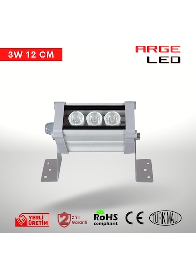 Argeled Mavi Wallwasher Duvar Boyama 12 Cm 3w
