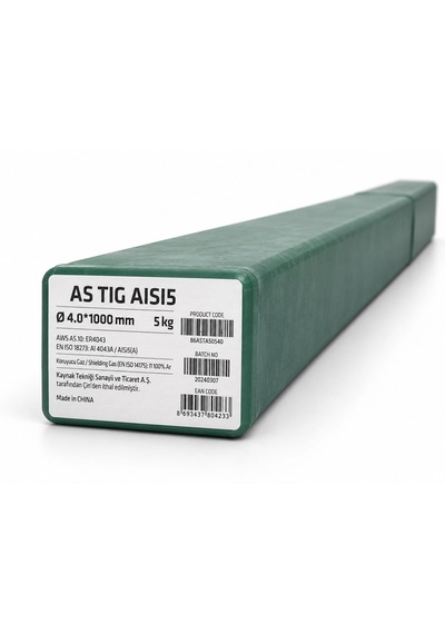 As Tıg Alsi5 4.0 1000mm 5kg Alüminyum Argon Kaynak Teli Askaynak